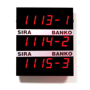 6 Karakter 7 Segment SMD WiFi 3 Satır Anapanel