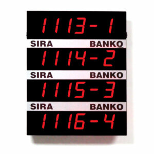 6 Karakter 7 Segment SMD WiFi 4 Satır Anapanel