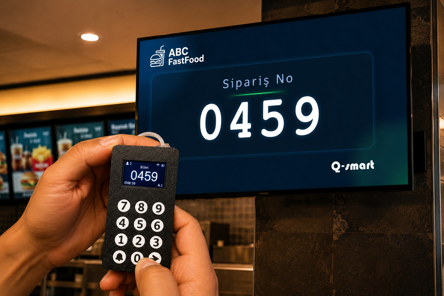 Q-smart Node Pro müşteri çağrı sistemi